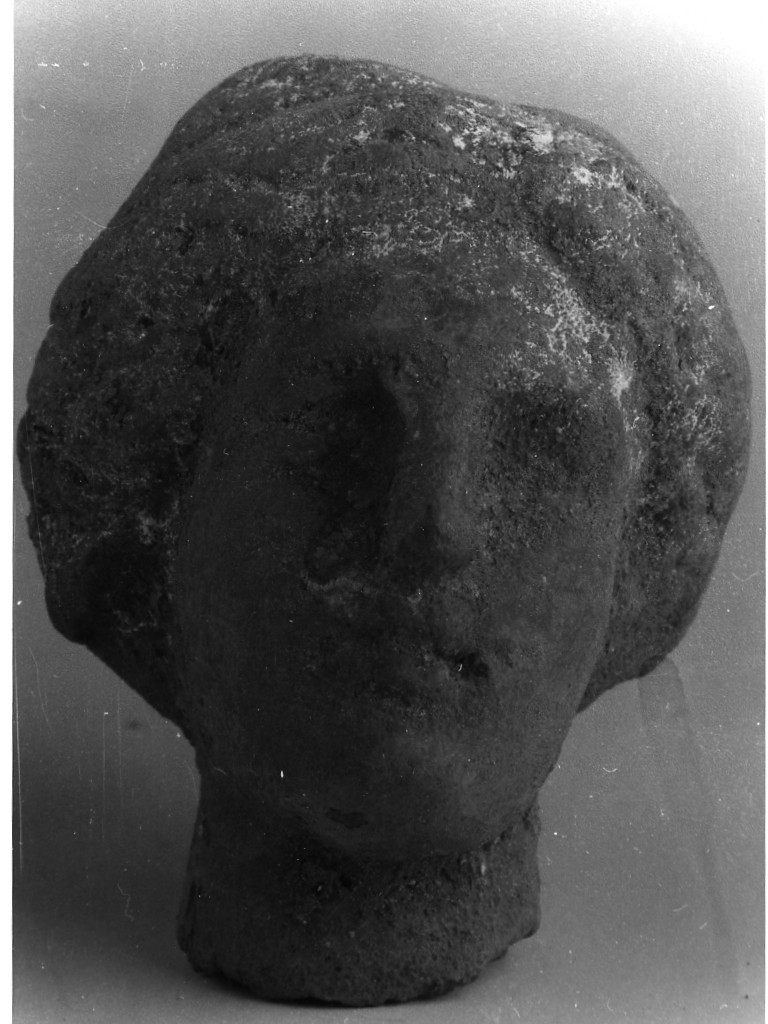 testa femminile - ambito magno-greco e siceliota (prima metà sec. IV a.C)