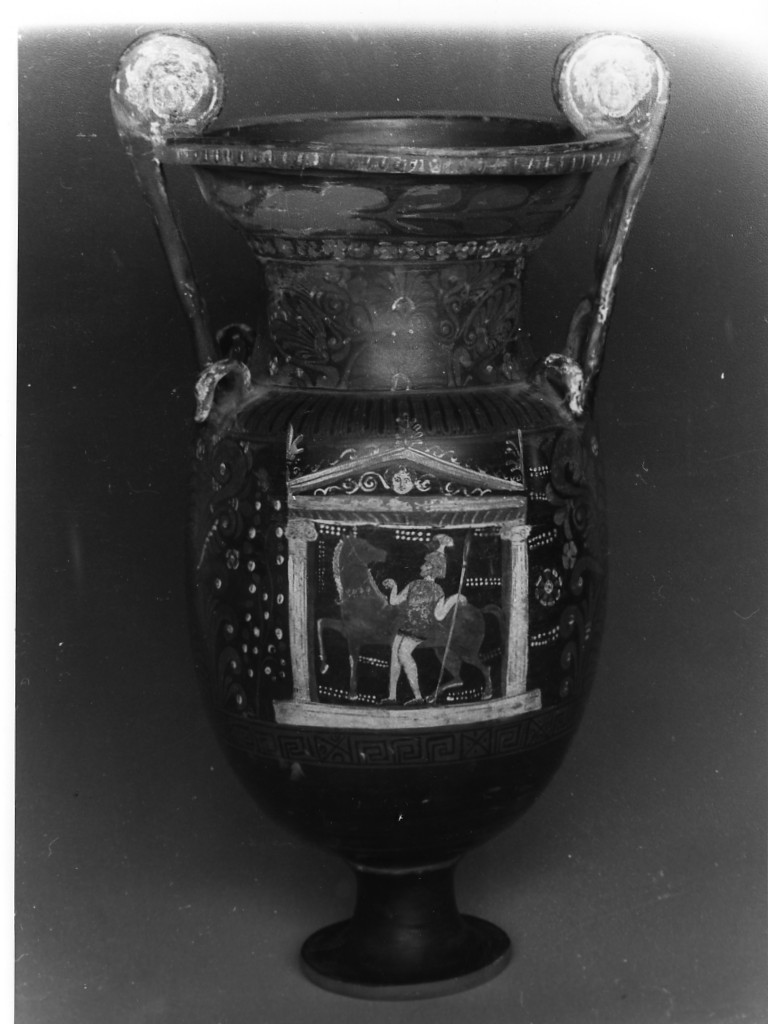 cratere a volute - ambito magno-greco (ultimo quarto sec. IV a.C)