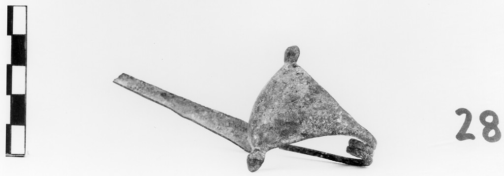fibula a navicella - Età del Ferro (fine sec. VIII a.C)