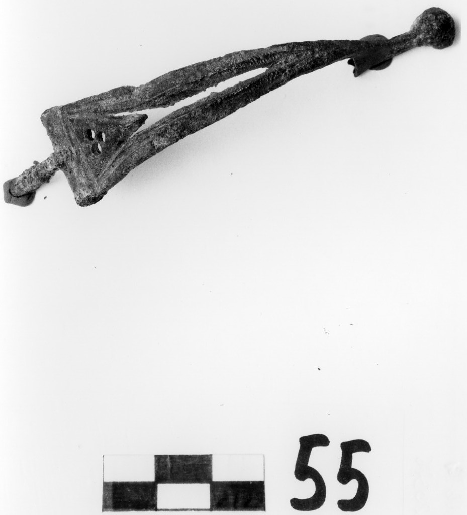 fibula, tipo Aucissa - età augustea (secc. I a.C. - I d.C)