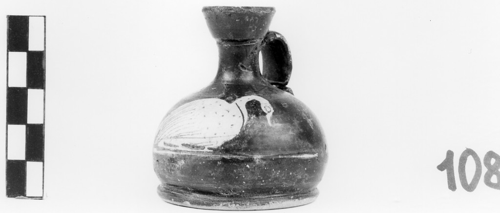 lekythos aryballica - ambito greco (fine sec. V a.C)