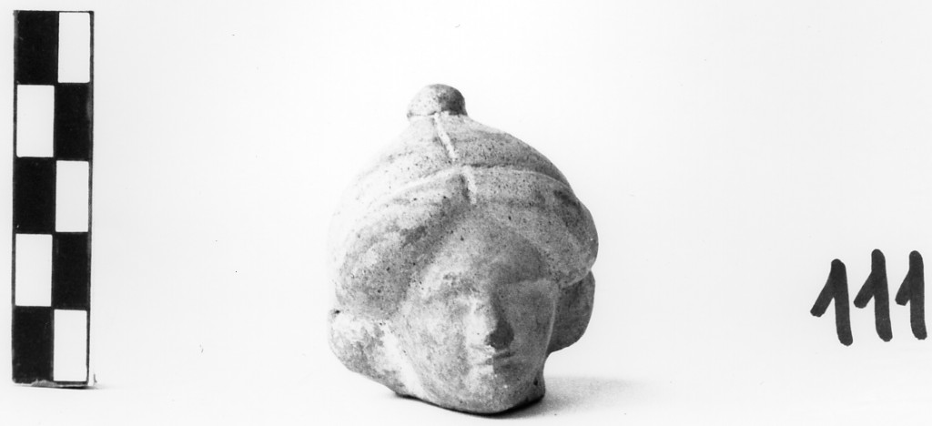 testa femminile - ambito romano repubblicano (secc. III-I a.C)