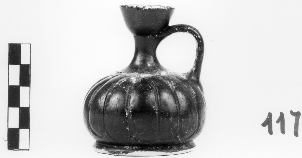 lekythos, Morel, tipo 5411 - ambito ellenistico (sec. IV a.C)