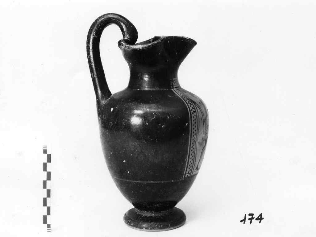 oinochoe - produzione attica, Gruppo del vaticano G 49 (sec VI a.C)