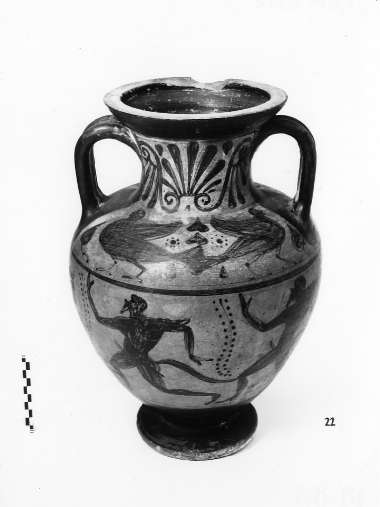 anfora - produzione etrusca, Pittore di Micali (seconda metà sec. VI a.C)