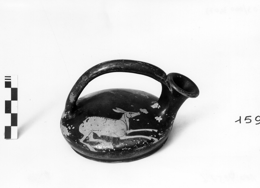 askos - produzione attica (seconda metà sec. V a.C)