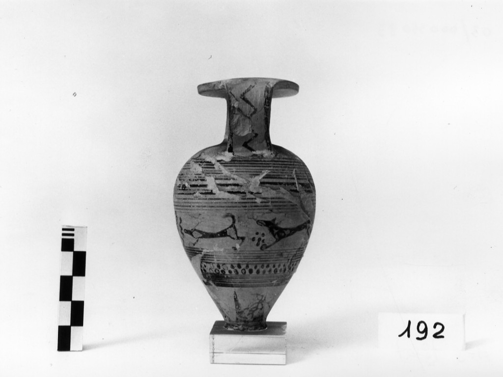 aryballos - produzione protocorinzia (prima metà sec. VII a.C)