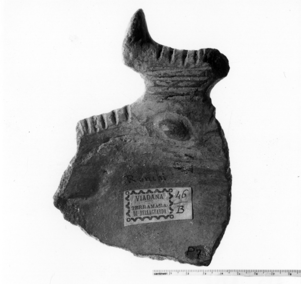 capeduncola - produzione terramaricola (età del bronzo medio o recente)