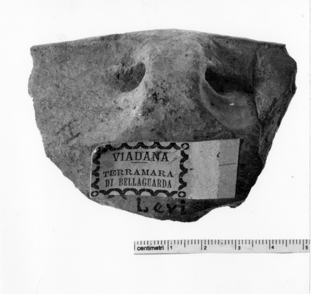 ciotola/ frammento - produzione terramaricola (età del bronzo medio o recente)