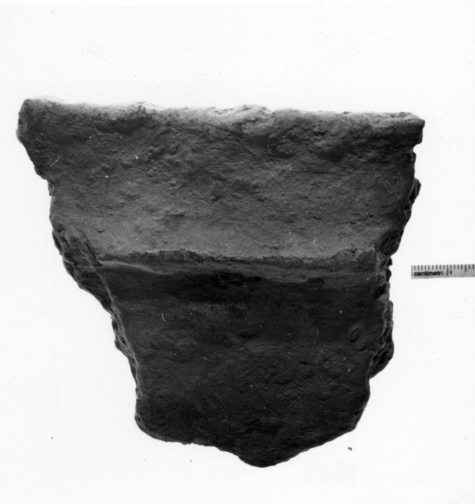 vaso/ frammento - produzione terramaricola (età del bronzo medio-recente)