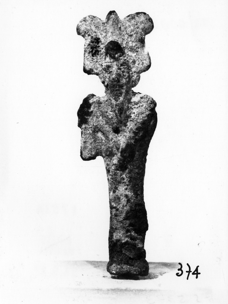 bronzetto osiriano (età tarda o tolemaica)
