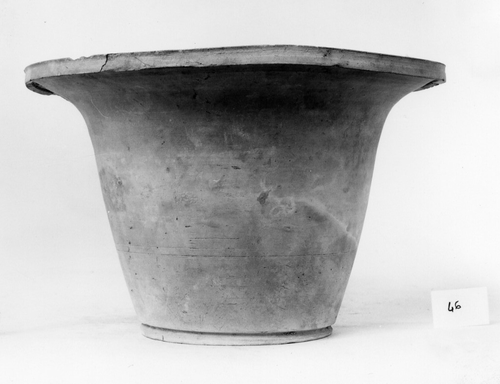 kalathos - subgeometrico daunio III (sec. IV a.C)