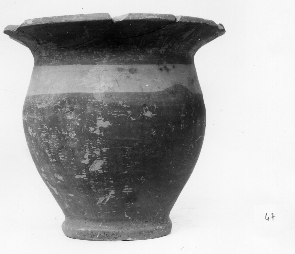 kalathos - subgeometrico daunio III (sec. IV a.C)