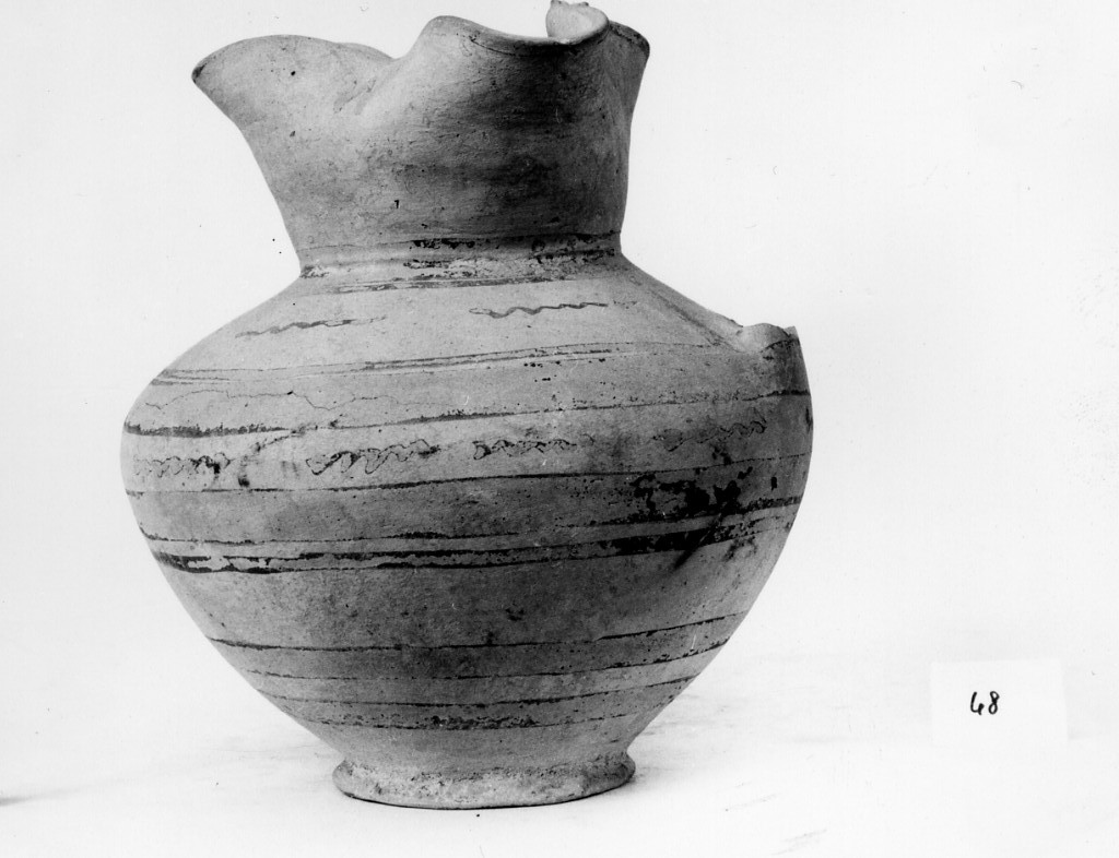 brocca - subgeometrico daunio III (sec. IV a.C)