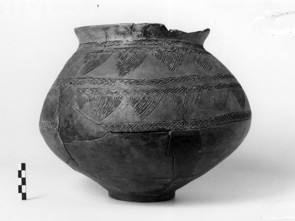 urna biconica - Cultura di Golasecca fase I C (sec. VII a.C)