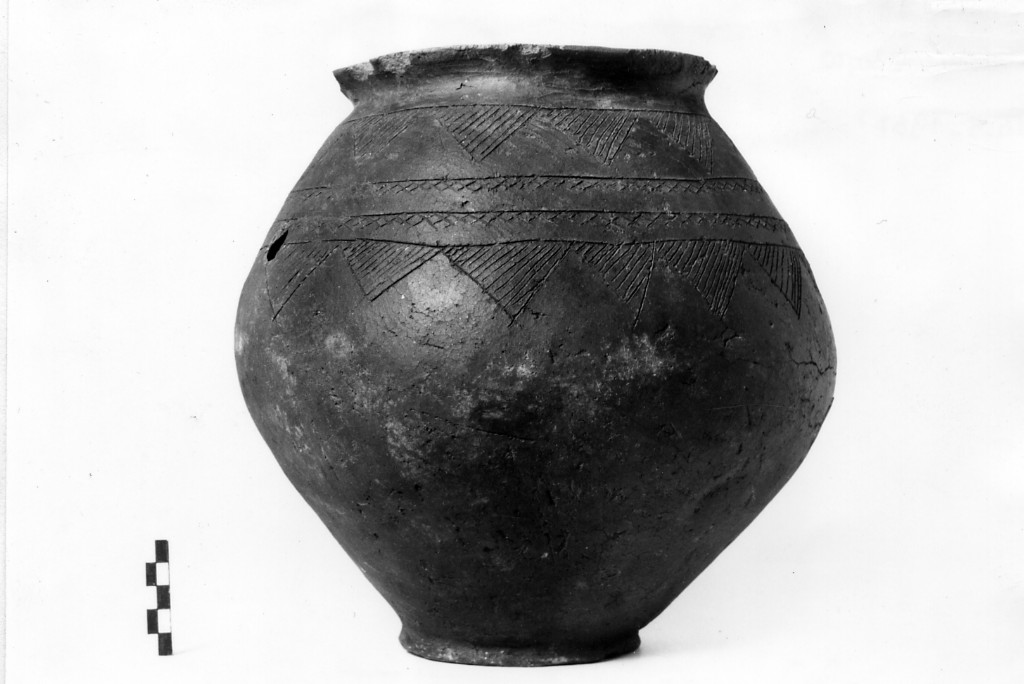 urna biconica - Cultura di Golasecca fase I-B (fine/ inizio secc. VIII a.C. -VII a.C)