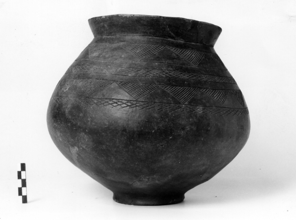 urna biconica - Cultura di Golasecca fase I-C (sec. VII a.C)