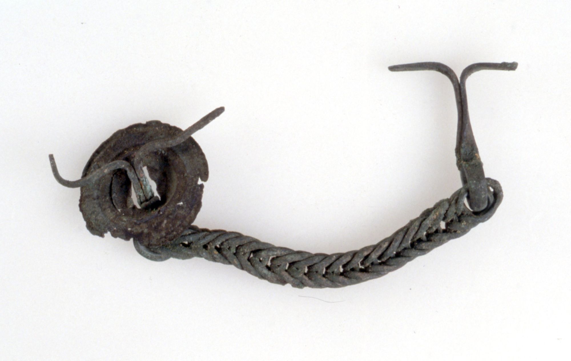 Catenella a coda di volpe con ganci, Riha tipo Augst 2 (Inizio Sec. II d. C)