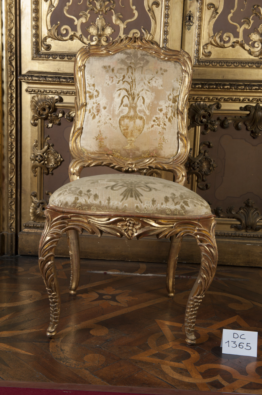 sedia, serie di Manifattura Chiantore e Rapallino (laboratorio) - ambito ligure (metà, fine sec. XVIII, sec. XIX)