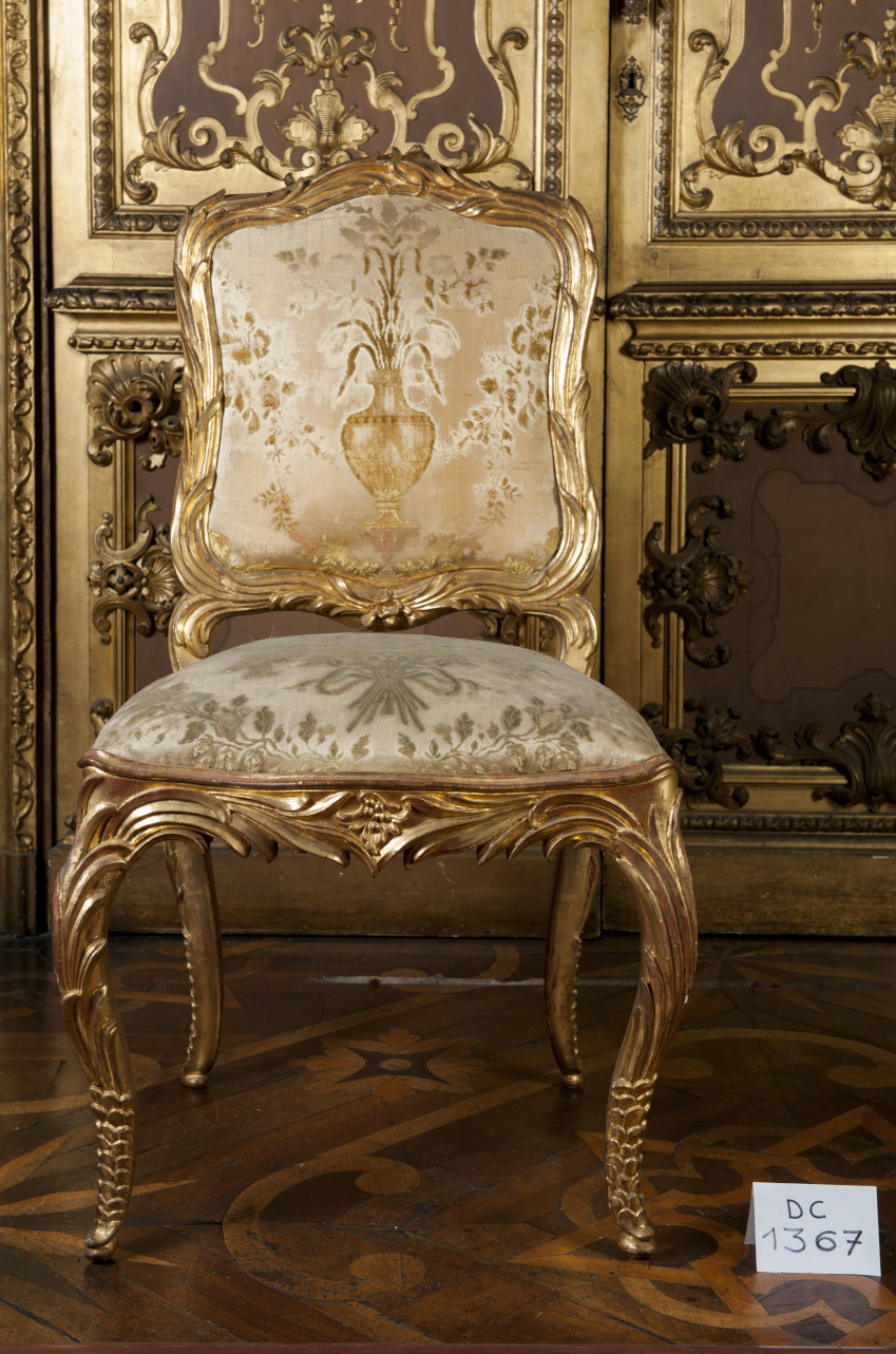 sedia, serie di Manifattura Chiantore e Rapallino (laboratorio) - ambito ligure (metà, fine sec. XVIII, sec. XIX)