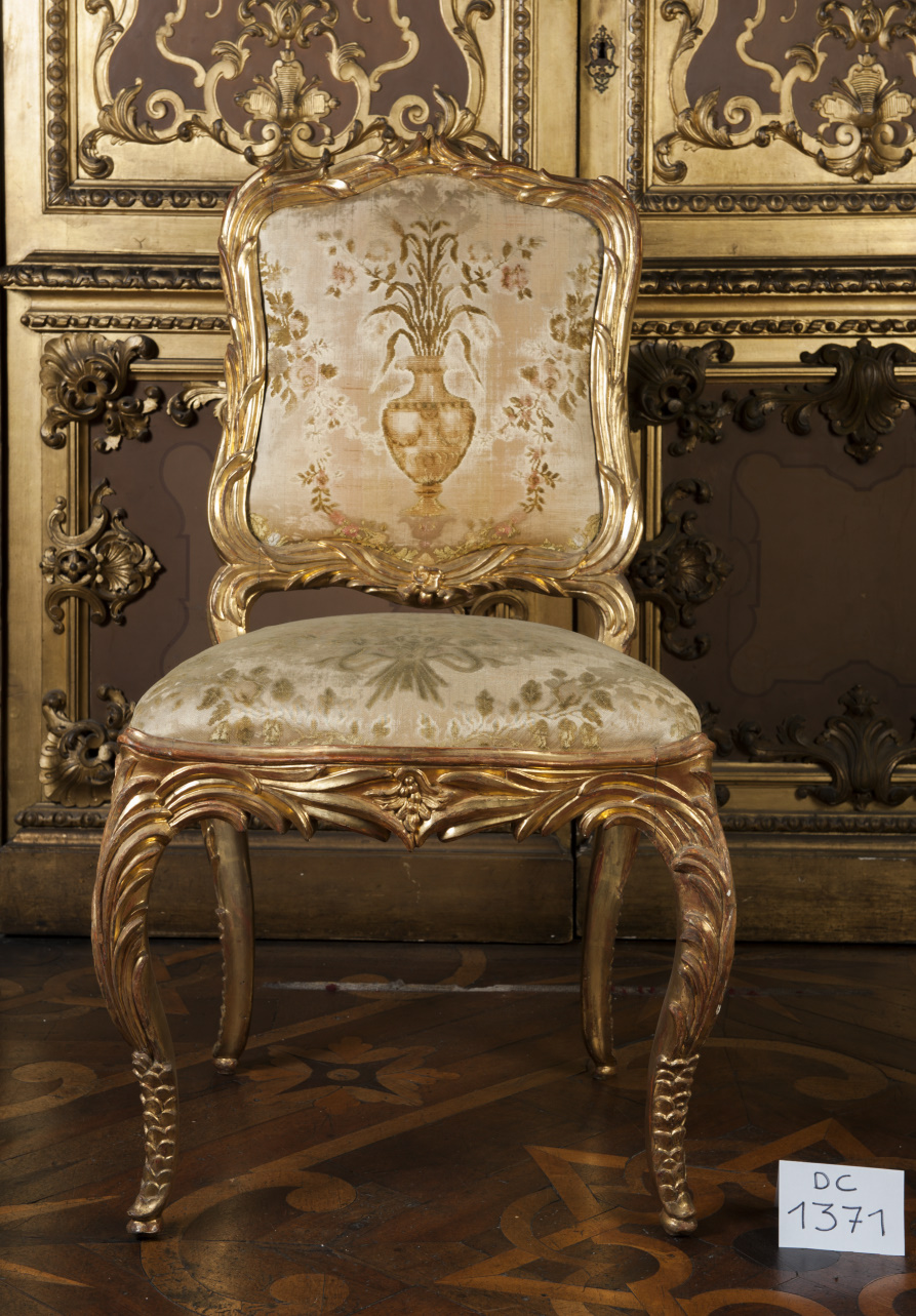 sedia, serie di Manifattura Chiantore e Rapallino (laboratorio) - ambito ligure (metà, fine sec. XVIII, sec. XIX)