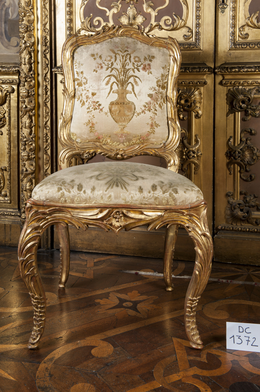 sedia, serie di Manifattura Chiantore e Rapallino (laboratorio) - ambito ligure (metà, fine sec. XVIII, sec. XIX)