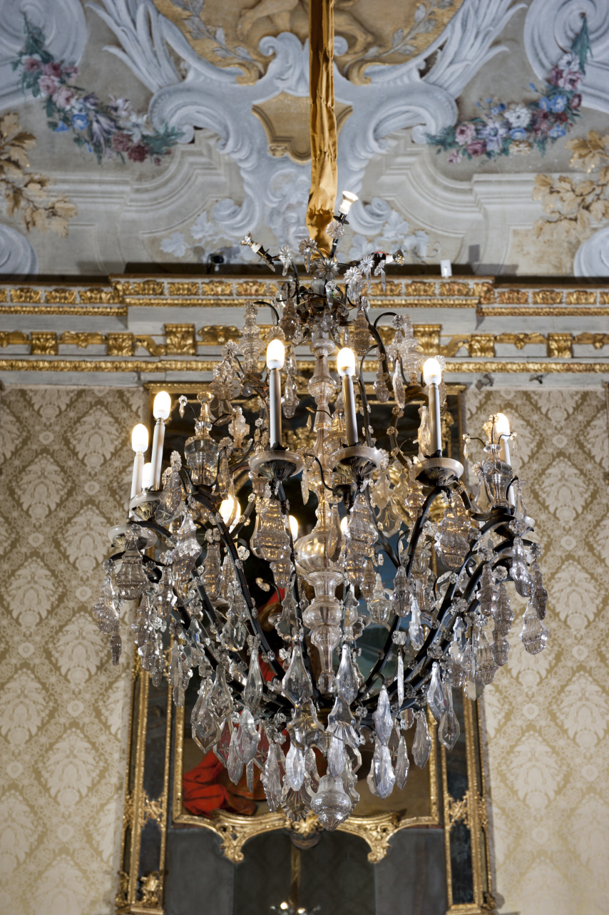 lampadario - ambito piemontese (terzo quarto sec. XVIII)