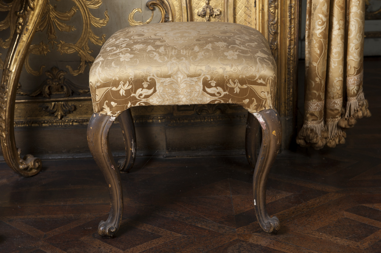 sgabello, serie - ambito piemontese (metà/ inizio secc. XVIII-XIX)