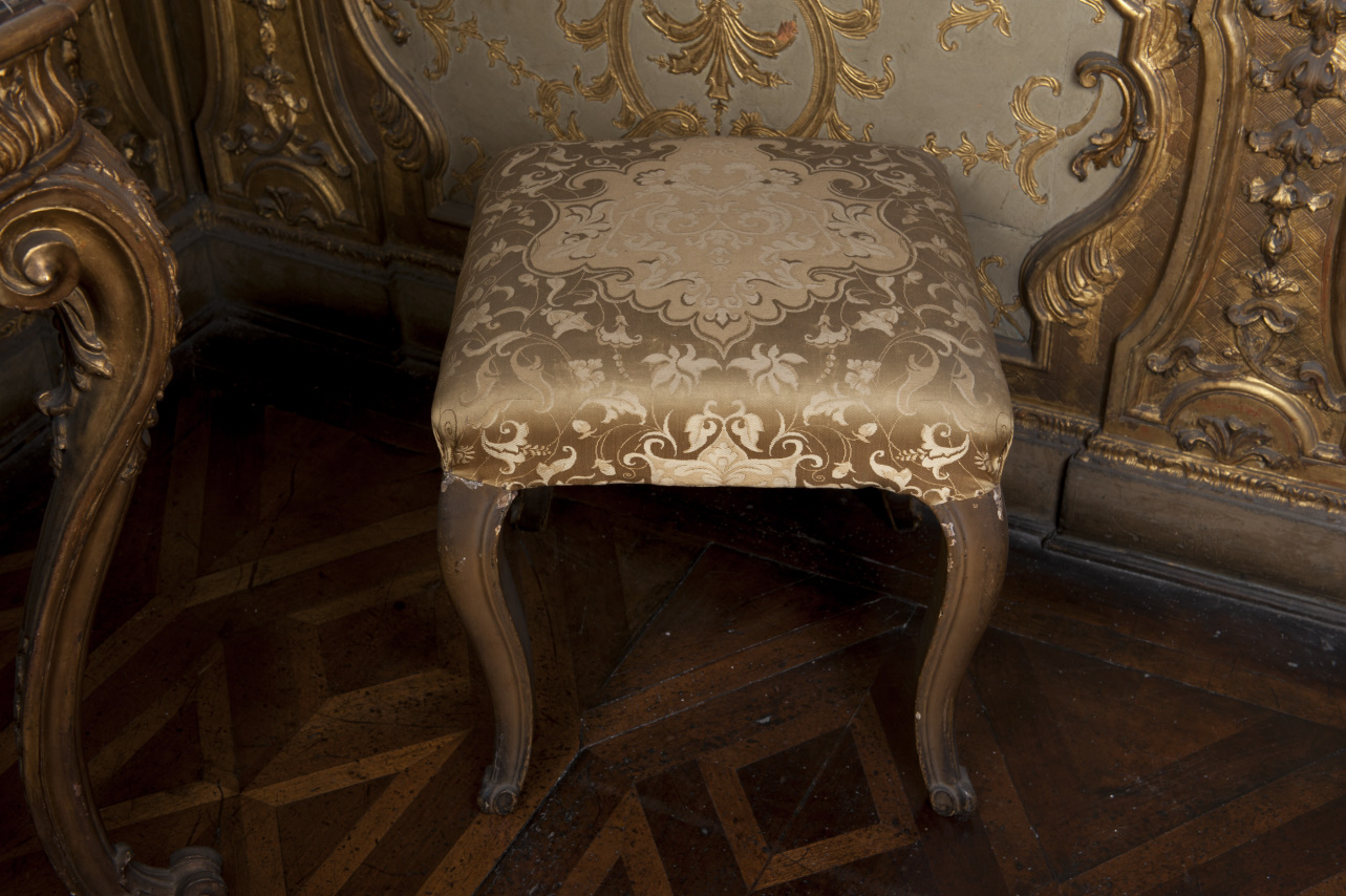 sgabello, serie - ambito piemontese (metà/ inizio secc. XVIII-XIX)