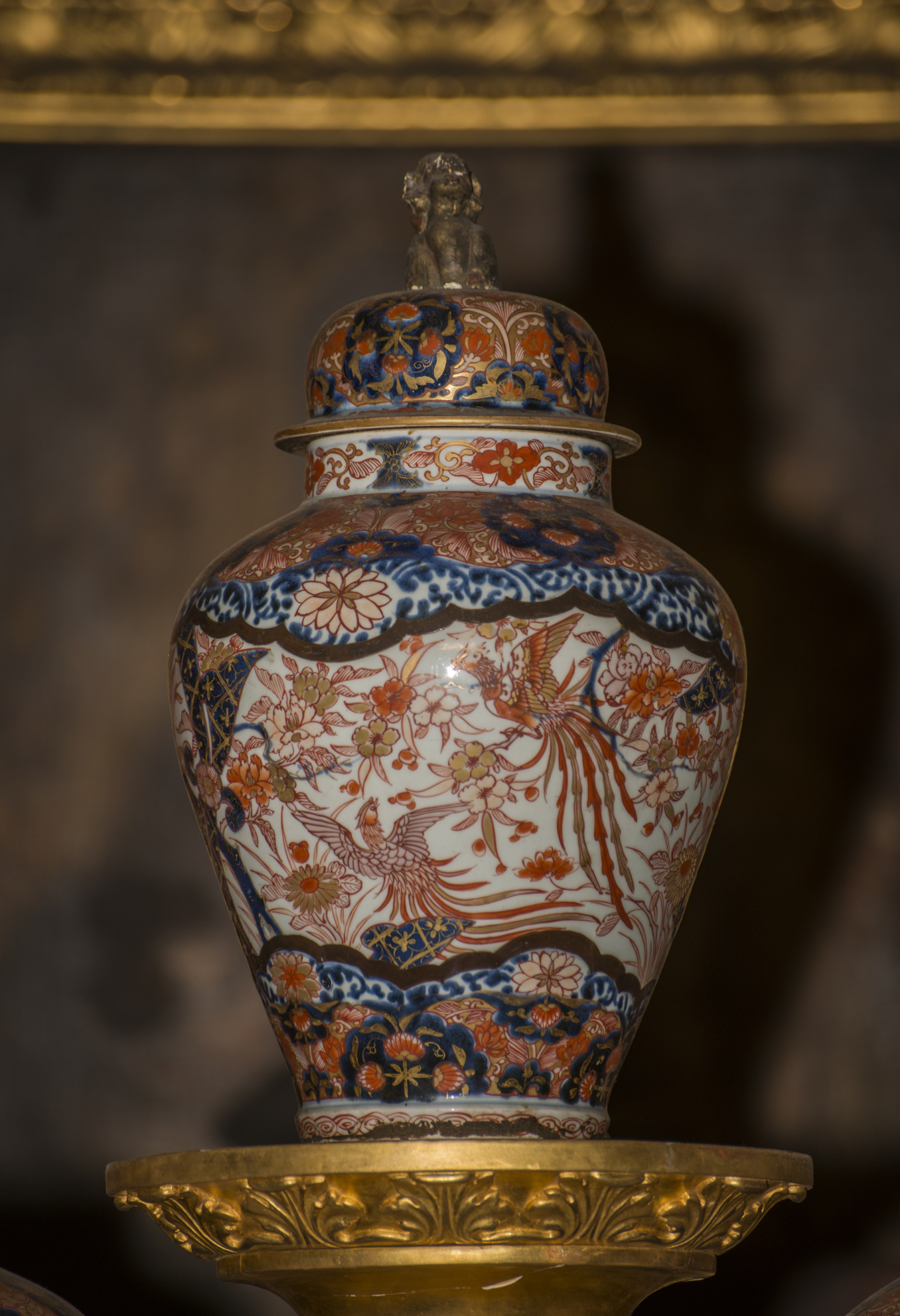 vaso con coperchio, serie - manifattura giapponese (fine sec. XVII)