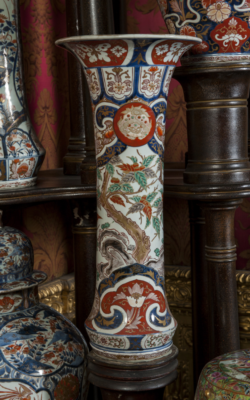 vaso giapponese, coppia - manifattura giapponese (prima metà sec. XVIII)