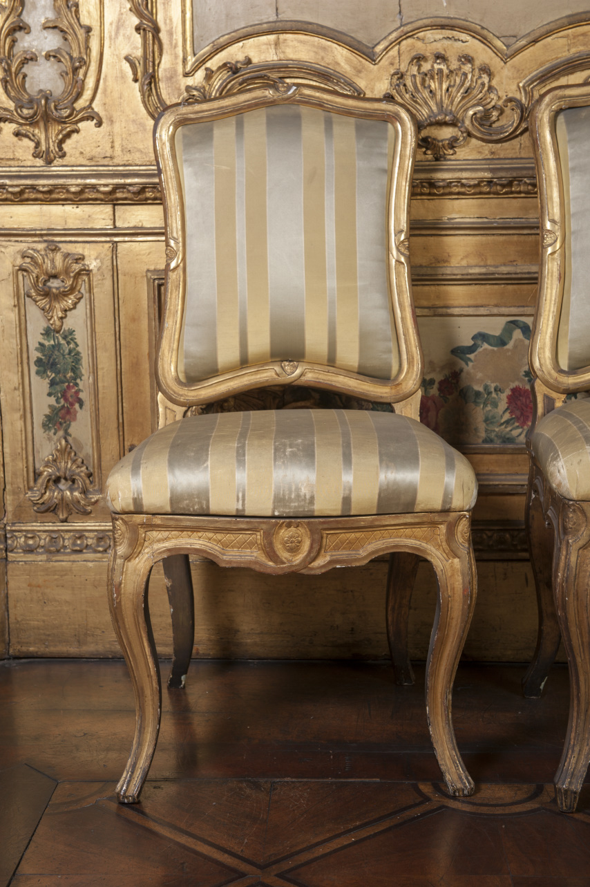 sedia, serie - ambito piemontese (seconda metà XVIII)