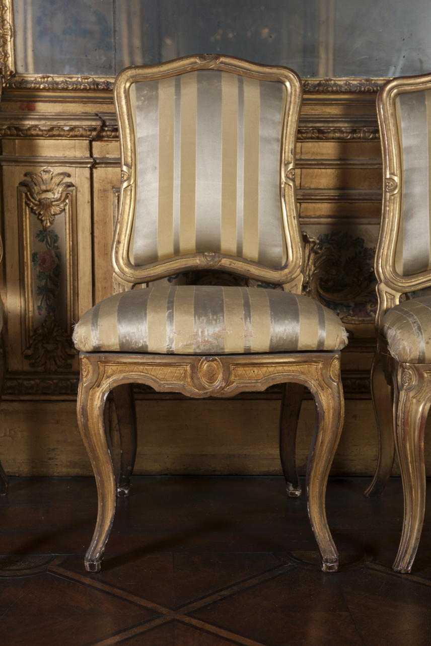 sedia, serie - ambito piemontese (seconda metà XVIII)