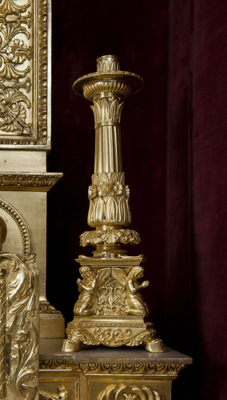 candeliere, serie - ambito piemontese (metà XIX)