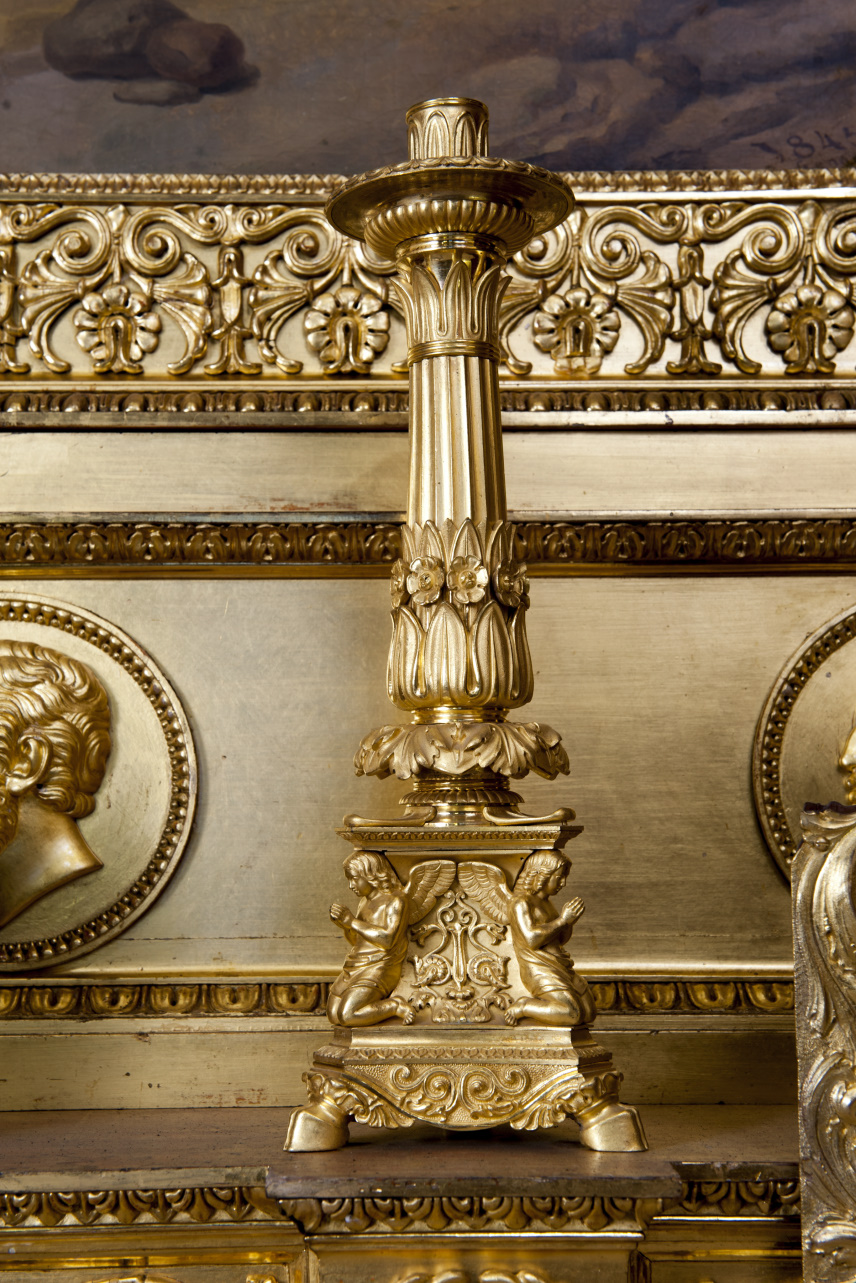 candeliere, serie - ambito piemontese (metà XIX)