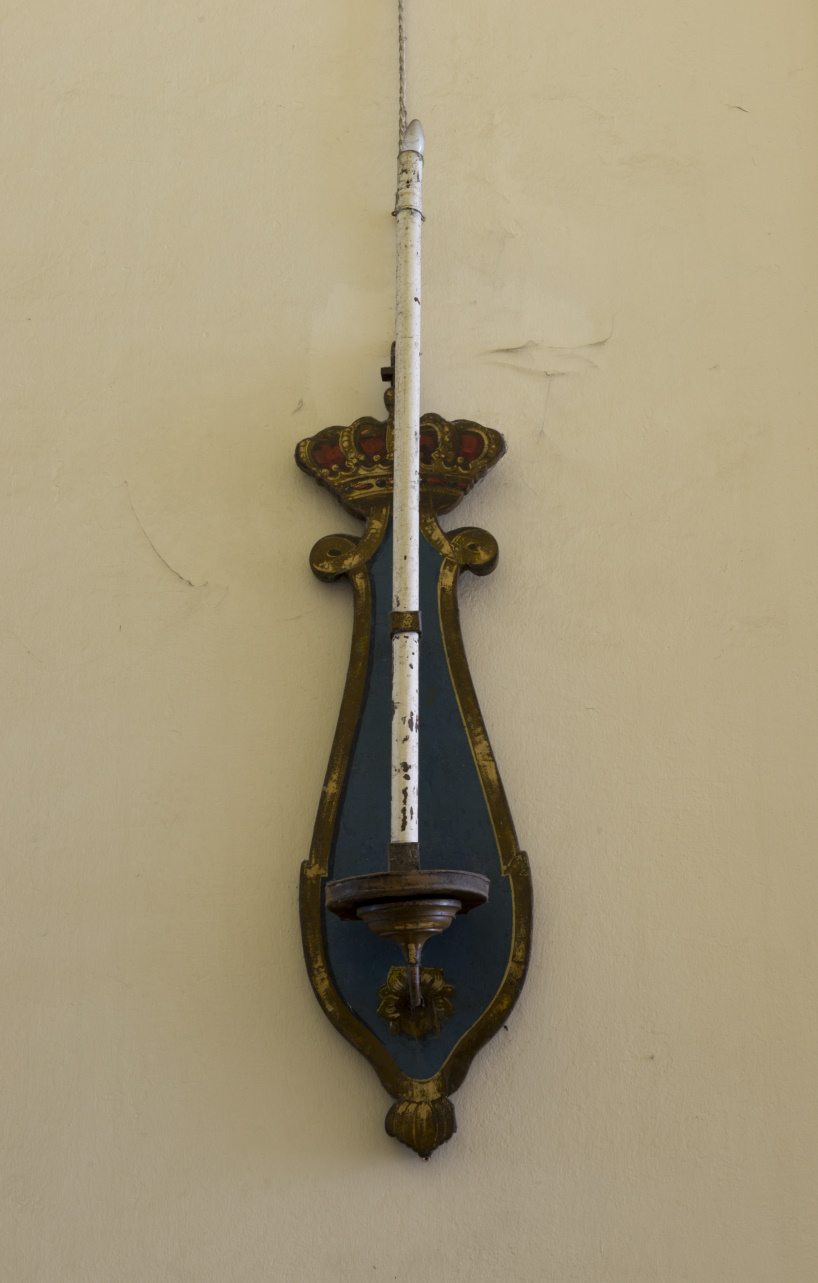 candeliere da parete, serie - ambito piemontese (inizio XX)