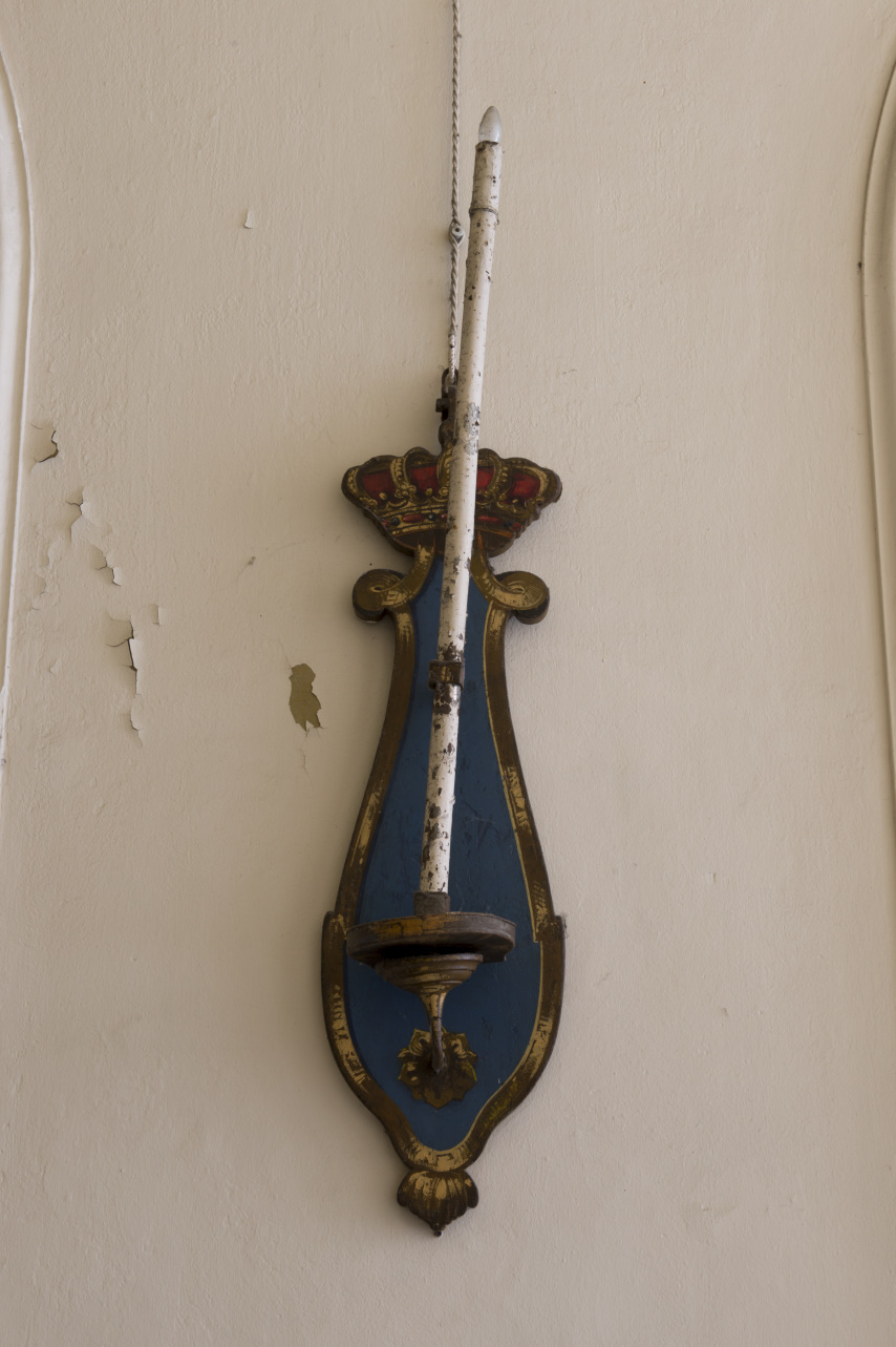 candeliere da parete, serie - ambito piemontese (inizio XX)