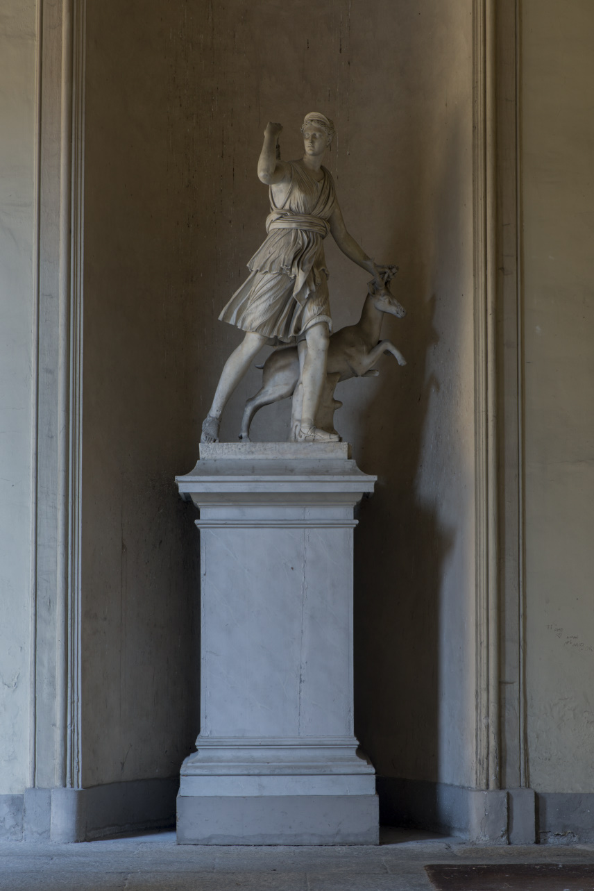 Diana cacciatrice (scultura) di Gaggini Giuseppe (attribuito) - ambito piemontese (metà XIX)