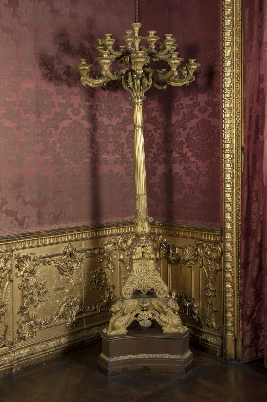 candeliere, coppia - ambito piemontese (metà XIX)