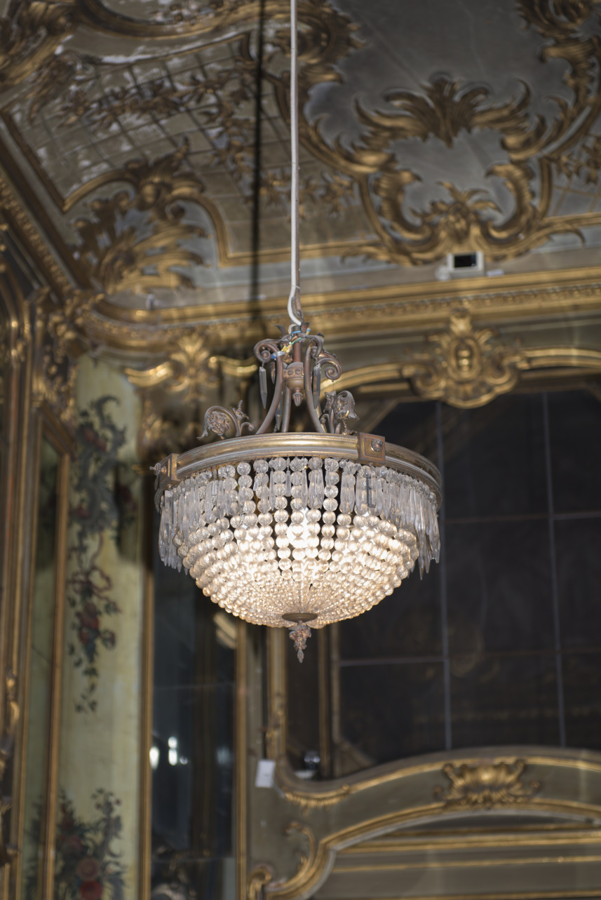 lampadario - ambito Italia settentrionale (prima metà sec. XX)