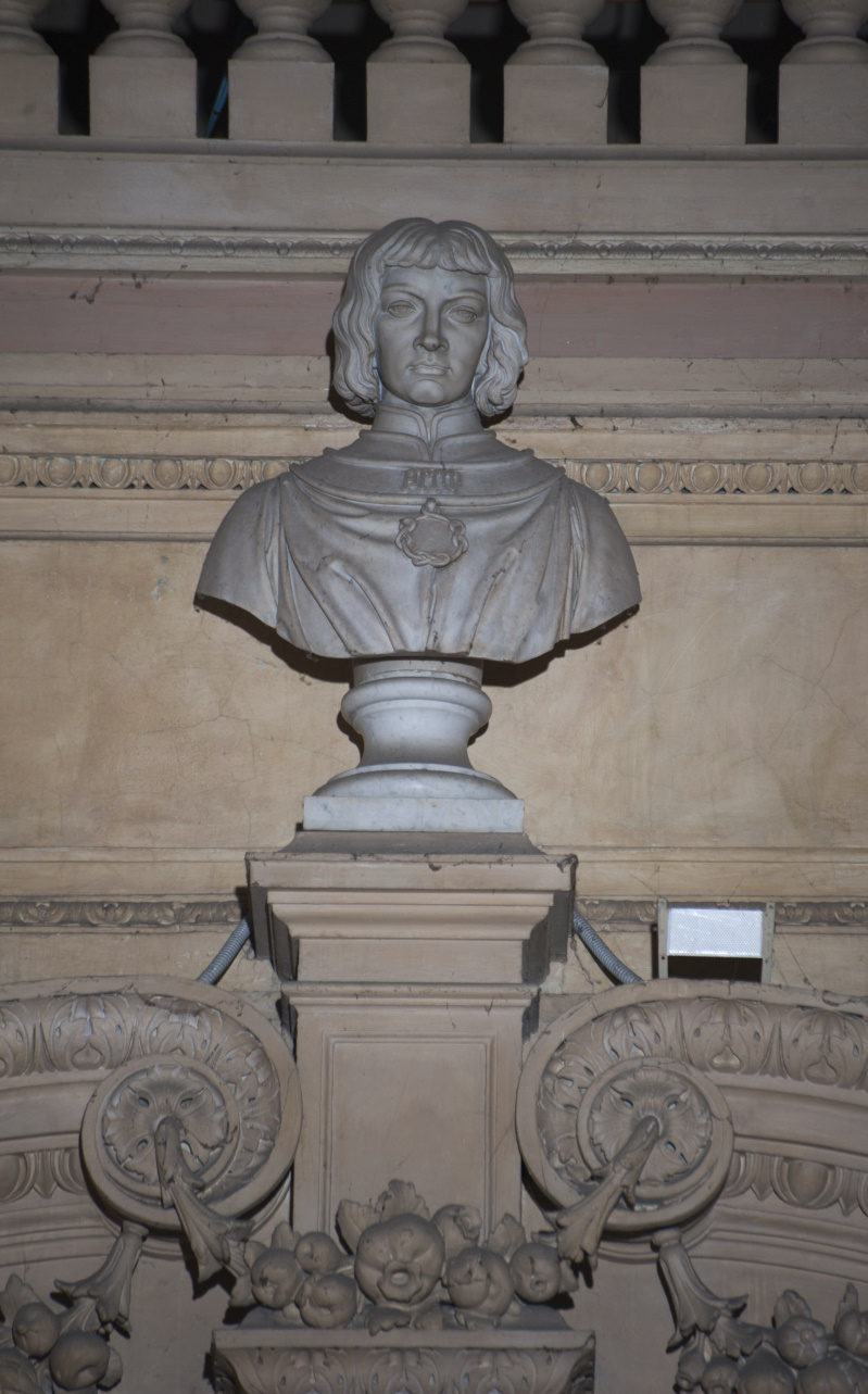 ritratto di Amedeo IX di Savoia (busto, opera isolata) di Cauda Luigi (terzo quarto sec. XIX)