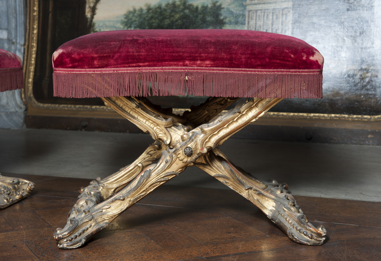 sgabello, serie - ambito piemontese (fine/ inizio secc. XIX-XX)