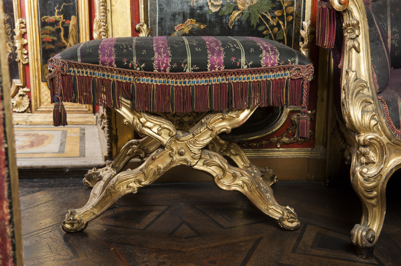 sgabello, serie - ambito piemontese (seconda metà sec. XIX)