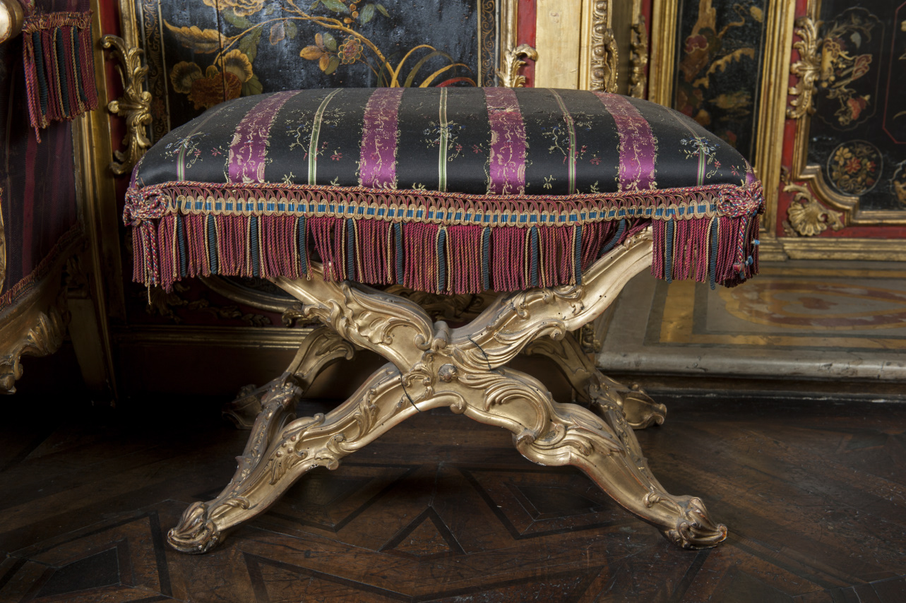 sgabello, serie - ambito piemontese (seconda metà sec. XIX)