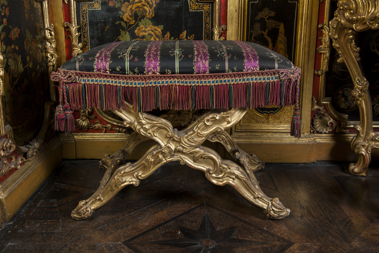 sgabello, serie - ambito piemontese (seconda metà sec. XIX)