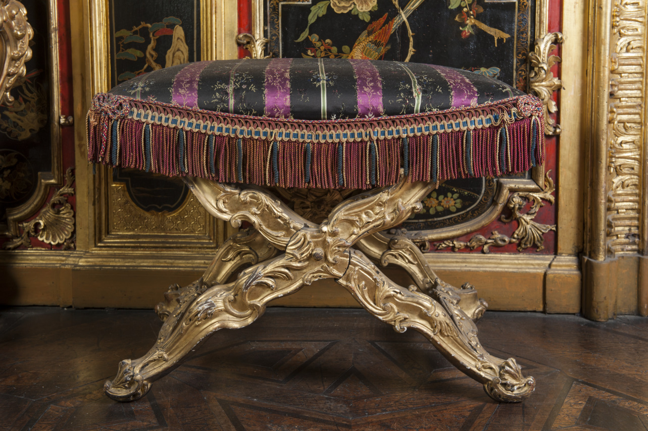 sgabello, serie - ambito piemontese (seconda metà sec. XIX)