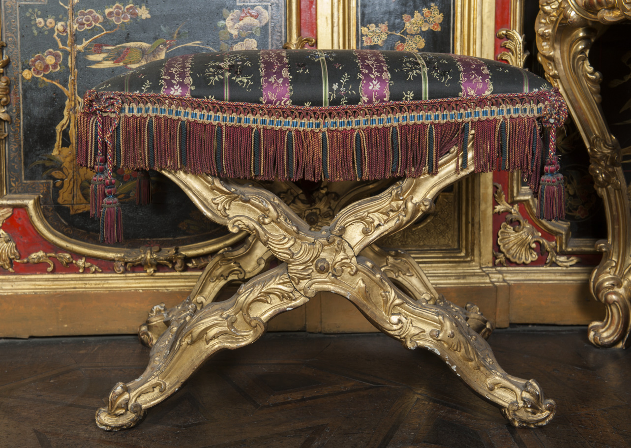 sgabello, serie - ambito piemontese (seconda metà sec. XIX)