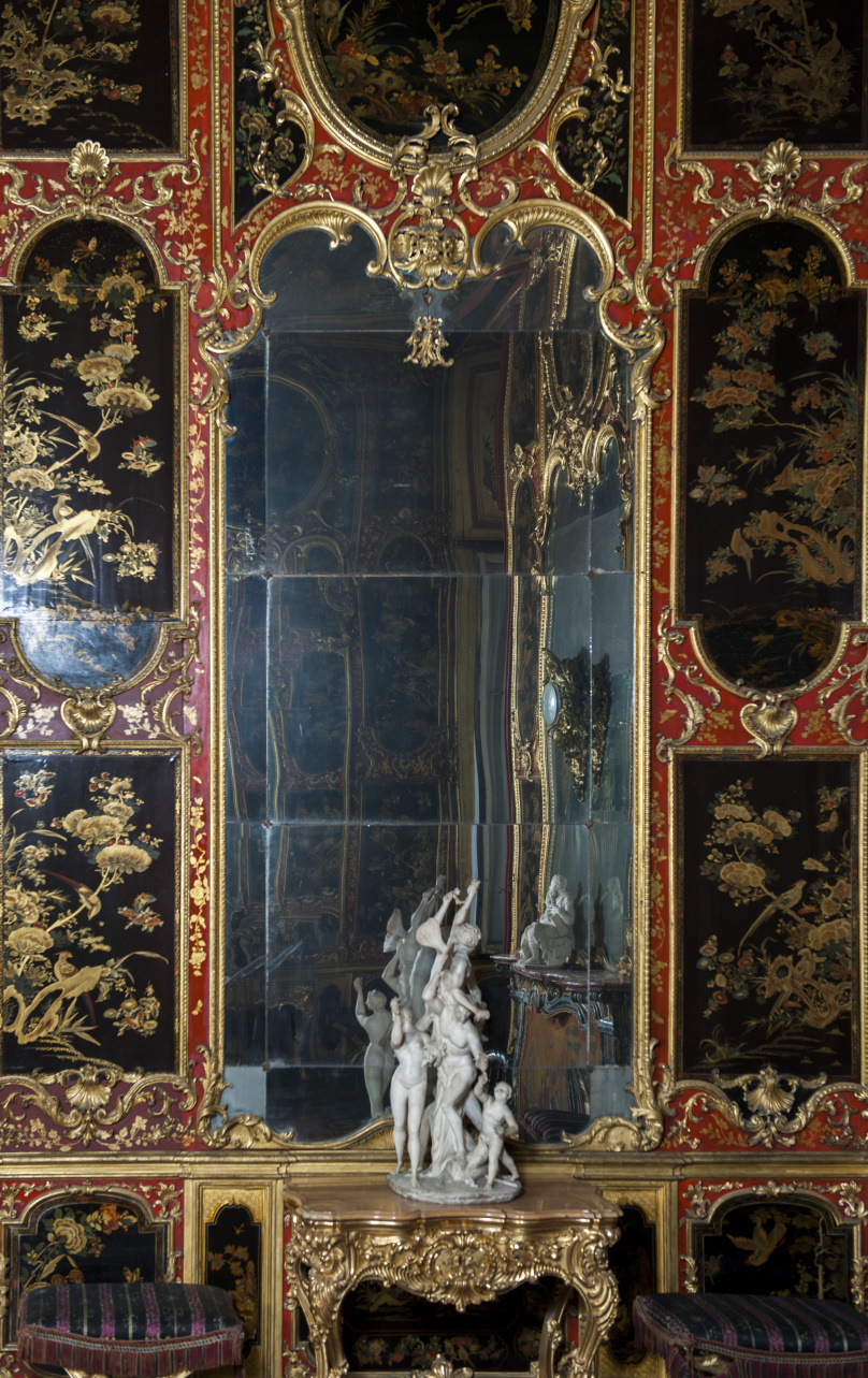 specchiera, serie di Juvarra Filippo, Sariga Domenico, Baroggio Carlo, Valle Pietro Giuseppe, Bosso Giovani Luigi (secondo quarto sec. XVIII)