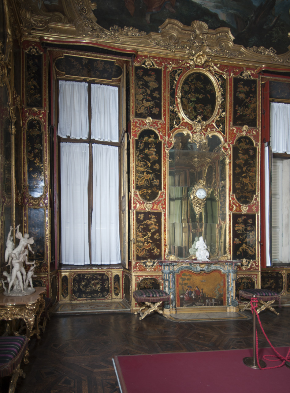 specchiera, serie di Juvarra Filippo, Sariga Domenico, Baroggio Carlo, Valle Pietro Giuseppe, Bosso Giovani Luigi (secondo quarto sec. XVIII)