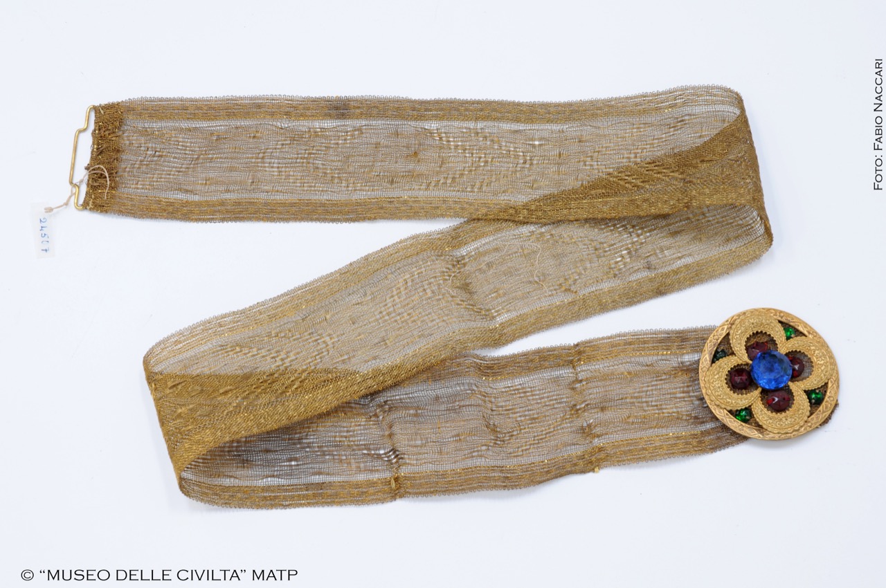 Cintura - Costume di Magnifico, della commedia dell'arte, RAPPRESENTAZIONI/ PROFANE di Caucino, Adolfo